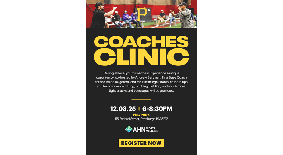 Coaches Clinic, Register Now!